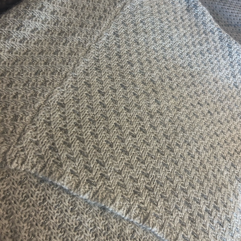 Gray wrap poncho from Holt renfrew Sweater